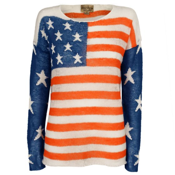 Wildfox USA Flag Sweater